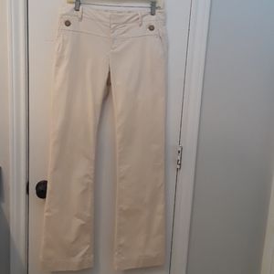 Gap Hip Slung Fit Cream Pants EUC